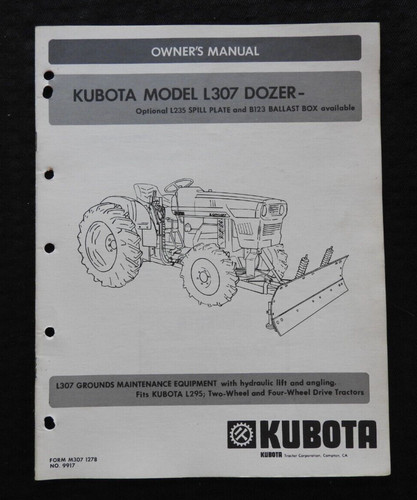 1970 original kubota - kubota, l235