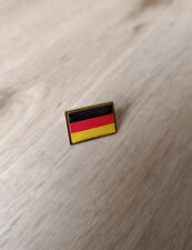 Deutschland Flagge eckig PIN/Anstecker (goldfarben) Bundeswehr/Bundespolizei