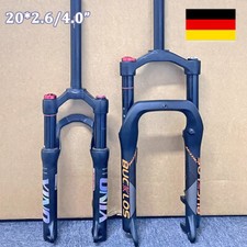 BUCKLOS 20*2.6/4.0 Zoll Luftfedergabel Elektro-/MTB-/E-Bike-Gabel 1-1/8in 9mmQR