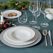 6 Weiße Teller Philo White