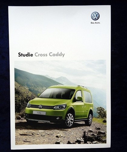 Cross caddy prospektblatt - vw, caddy,
