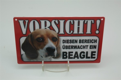 Beagle tierwarnschild - -,