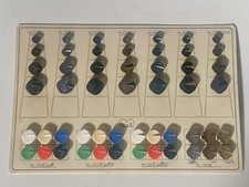 Vintage alte Knöpfe Karte