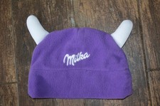 Mütze Milka Hörner 5-8 Jahre lila weiß