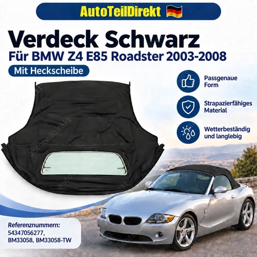 Cabrio verdeckbezug schwarz - cabrio,