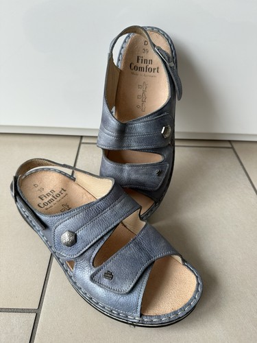 Damen sandalen blau finn - damen,