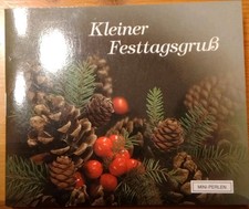 Kleiner Festtagsgruß, Mini-Perlen, 2.Auflage 1996, neuwertig