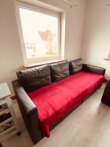 3rd bettsofa schwarzes - 3rd, (ikea)