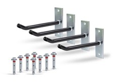 Alberts 4er Set Wandhalter Felgenhalter Reifenhalter Wandhaken Reifen Felgen