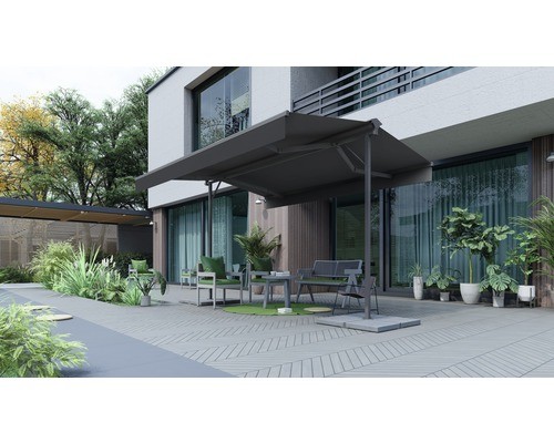 Standmarkise 4x3 stoff uni - standmarkise,