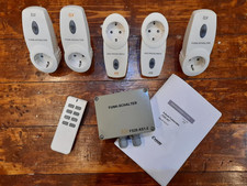 ELV fs20 Komplett Funksteckdosen / Aufputzfunkschalter / Fernbedienung gebraucht