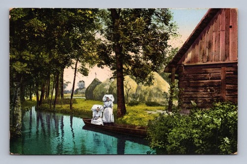 Vintage spreewald postcard - spreewald,