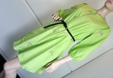 KAFFE Damen Kleid Boho Tunika Minikleid Trend A Linie Geblümt Gr 38 wie NEU