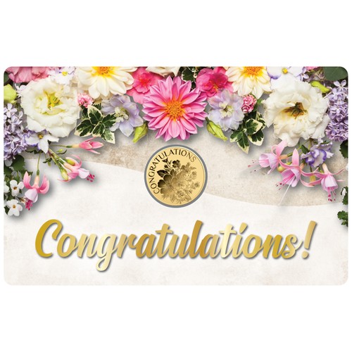 Congratulation 999 fine - 999, gold