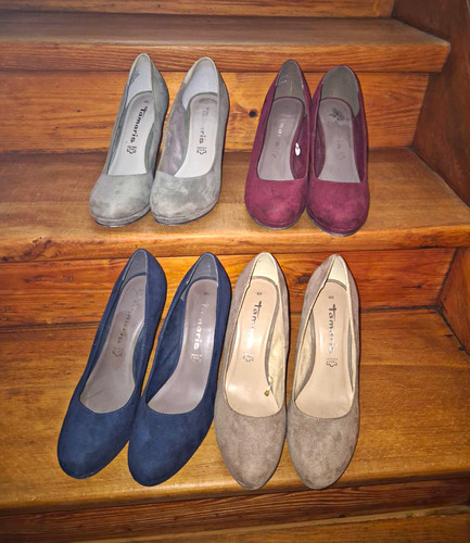 Tamaris damen pumps wildleder - pumps,