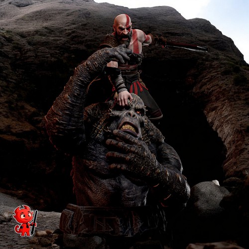 Kratos god war fan art - kratos,