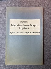 Oberbaumeßwagen Ergebnis