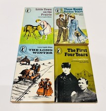 Laura Ingalls Wilder 1970s PUFFIN Books x 4 Job Lot Little Town on Prairie etc