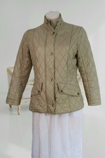 Barbour Steppjacke Damen Gr.40 Stehkragen beige