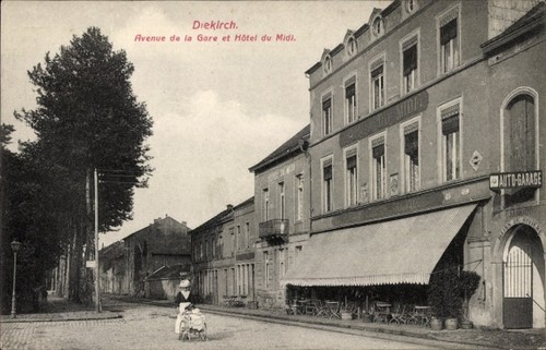 Diekirch luxemburg avenue - ak,
