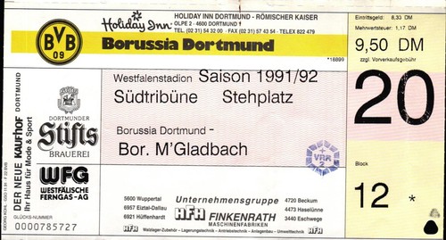 4002 ticket 92 borussia - 4002,