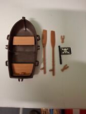 Großes braunes Ruderboot alte