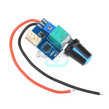 12V Single Fan Speed Controller PWM Fan Control Board with Rotary Potentiometer