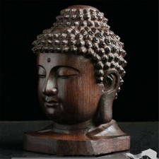Buddha Skulptur Holz Sakyamuni