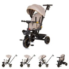 B-Ware Chipolino Tricycle Max Sport beige 2 in 1, Dreirad, Becherhalter, Korb