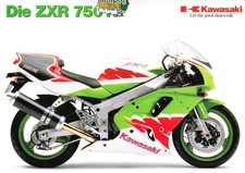 Kawasaki ZXR 750  R  Prospekt  Brochure  10  - 1994