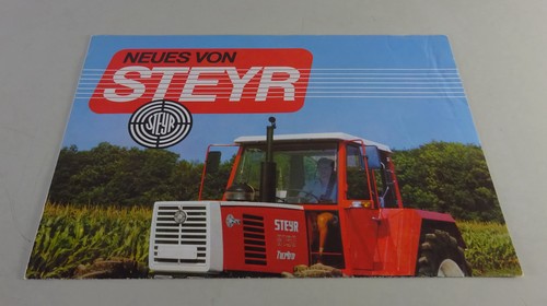Faltprospekt prospekt steyr - faltprospekt,