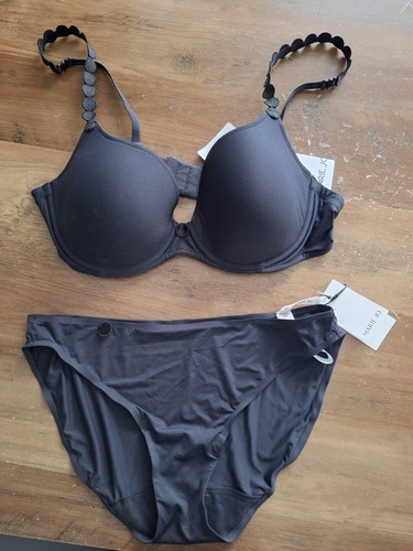 Schwarzer und slip von - schwarzer, bh