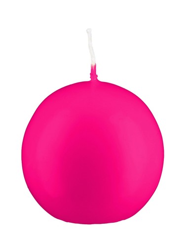 Kugelkerzen fuchsia pink 8 - kugelkerzen,