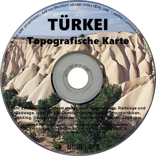 Topografische karte türkei - topografische,