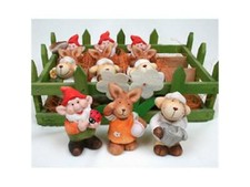 3-er Set Hase, Schaf und