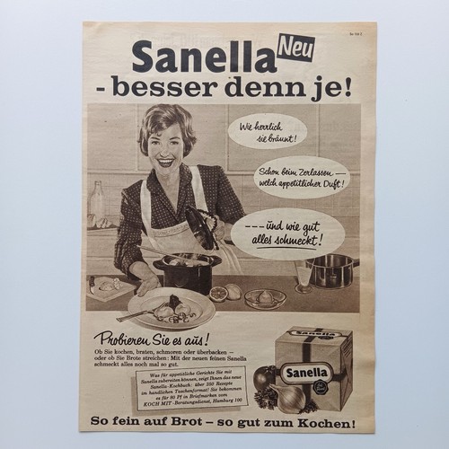 1959 sanella margarine union - sanella,