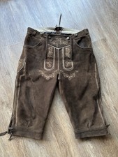 **Top** Lederhose Oktoberfest Herren Trachtenmode Größe 50/52; 3/4 Länge