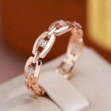 Luxus Damen Ring 585er Rolled