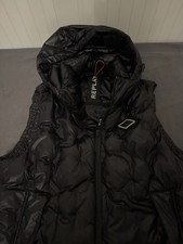 Replay Weste mit Kaputze Schwarz Gr. S