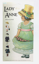  Ankleidepuppe Anziehpuppe Papier Paper Doll LADY ANNE DRESS-ME DOLL OVP Vintage
