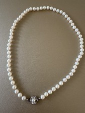 Akoya Perlen Kette / Schließe 14Karat 585 Weißgold