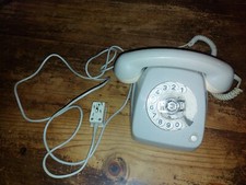 Altes Wählscheibentelefon - POST - FeTAp 612-1 grau - mit Kabel
