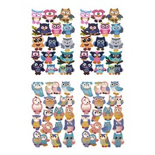 Eulen Aufkleber Set 62 Uhu