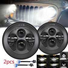 7in Round LED Headlights Angel