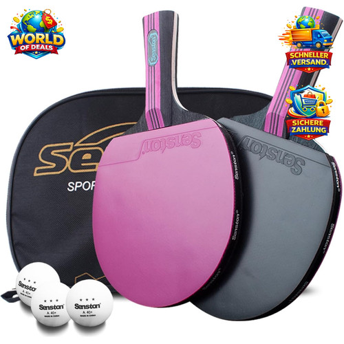 Tischtennisschläger set mit - tischtennisschläger,