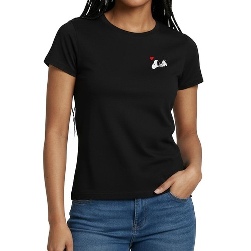 Peanuts snoopy herz - snoopy, brustmotiv