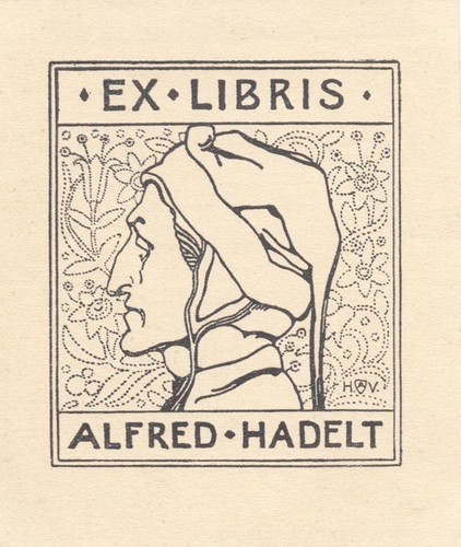 Exlibris bookplate klischee - exlibris,
