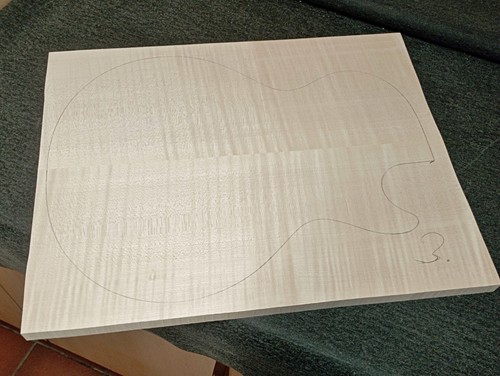 Flamed maple topset - flamed,
