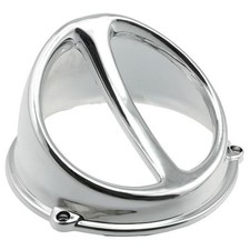 Lüfterspoiler Air Scoop Chrom - universeller Luftkühler für 50ccm Motoren BT49QT