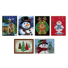 Weihnachten geknüpfter Teppich Form Teppich für Kinder und Erwachsene zum selber machen